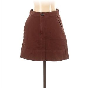 Everlane brown denim skirt - 8